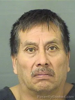 Booking photo from Palm Beach County, Florida
