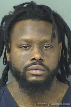 Booking photo from Palm Beach County, Florida