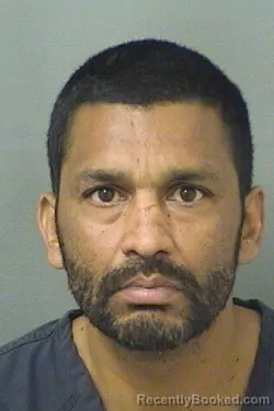 Booking photo from Palm Beach County, Florida