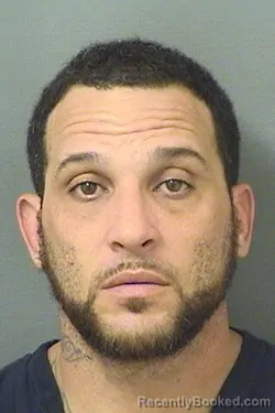 Booking photo from Palm Beach County, Florida