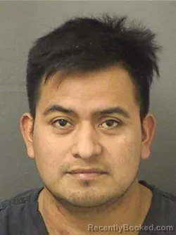 Booking photo from Palm Beach County, Florida