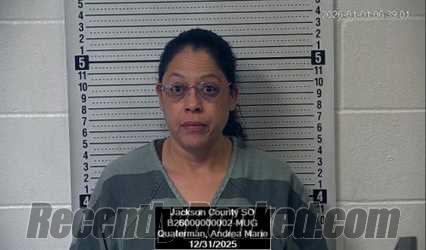 Booking photo from Jackson County, Kansas