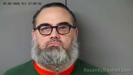 Booking photo from Fayette County, Ohio