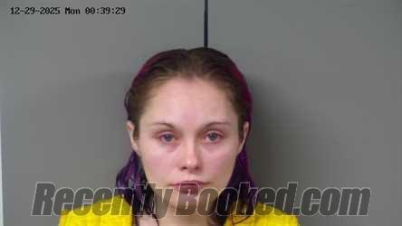 Booking photo from Fayette County, Ohio