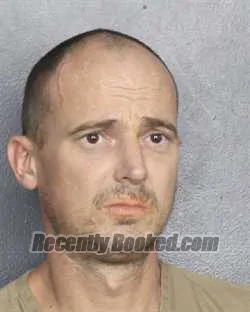 Booking photo from Broward County, Florida