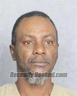 Booking photo from Broward County, Florida