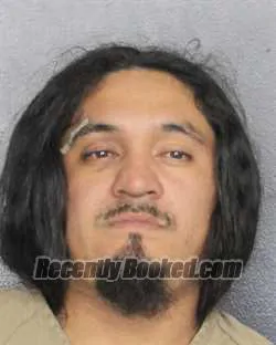 Booking photo from Broward County, Florida