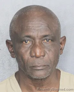 Booking photo from Broward County, Florida