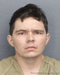 Booking photo from Broward County, Florida