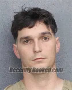 Booking photo from Broward County, Florida