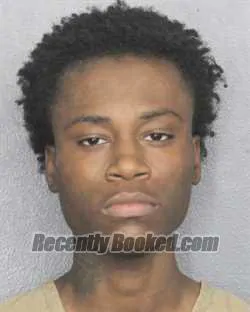 Booking photo from Broward County, Florida