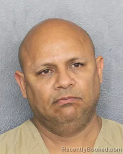 Booking photo from Broward County, Florida