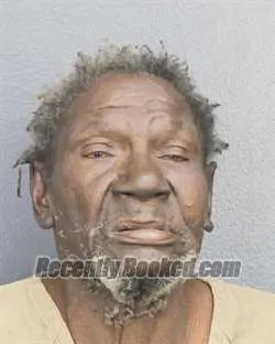 Booking photo from Broward County, Florida