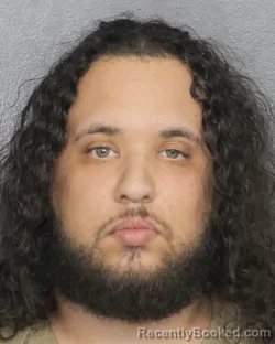 Booking photo from Broward County, Florida