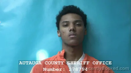 Booking photo from Autauga County, Alabama