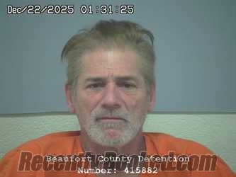 Booking photo from Beaufort County, South Carolina