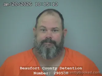 Booking photo from Beaufort County, South Carolina