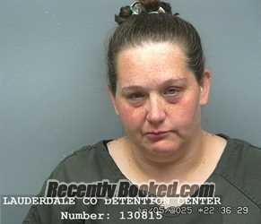 Booking photo from Lauderdale County, Alabama