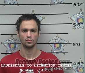 Booking photo from Lauderdale County, Alabama