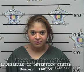 Booking photo from Lauderdale County, Alabama