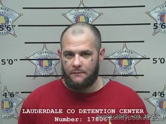 Booking photo from Lauderdale County, Alabama