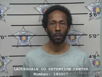 Booking photo from Lauderdale County, Alabama