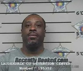 Booking photo from Lauderdale County, Alabama