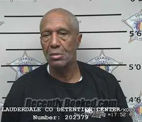 Booking photo from Lauderdale County, Alabama