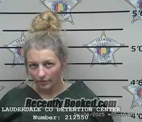 Booking photo from Lauderdale County, Alabama