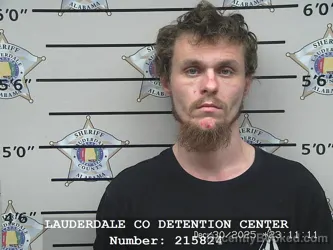 Booking photo from Lauderdale County, Alabama