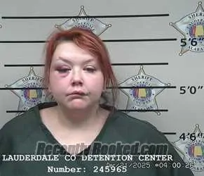 Booking photo from Lauderdale County, Alabama