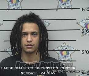 Booking photo from Lauderdale County, Alabama