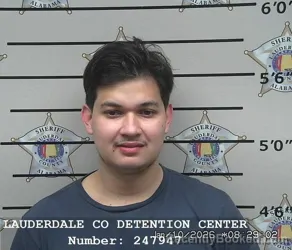Booking photo from Lauderdale County, Alabama