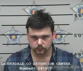 Booking photo from Lauderdale County, Alabama