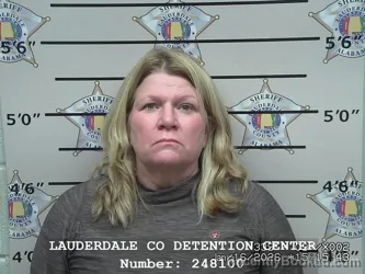 Booking photo from Lauderdale County, Alabama