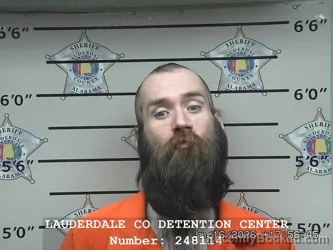 Booking photo from Lauderdale County, Alabama