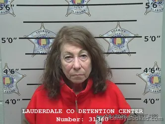 Booking photo from Lauderdale County, Alabama