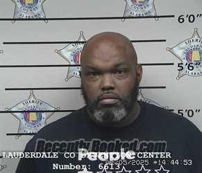 Booking photo from Lauderdale County, Alabama
