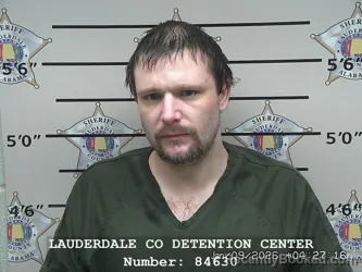 Booking photo from Lauderdale County, Alabama
