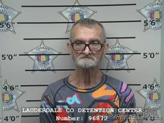 Booking photo from Lauderdale County, Alabama