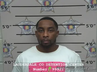Booking photo from Lauderdale County, Alabama
