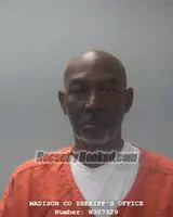 Booking photo from Madison County, Alabama