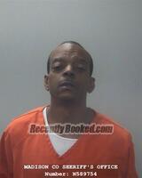 Booking photo from Madison County, Alabama