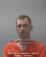 Booking photo from Madison County, Alabama