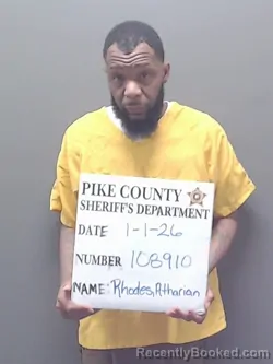 Booking photo from Pike County, Alabama