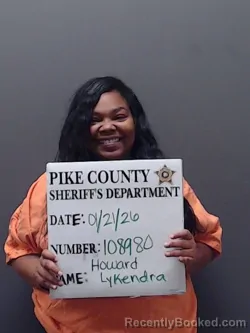 Mugshot of LYKENDRA HOWARD