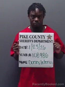 Mugshot of LETERIUS SAQUAN DORSEY
