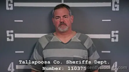 Booking photo from Tallapoosa County, Alabama