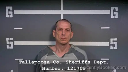 Booking photo from Tallapoosa County, Alabama