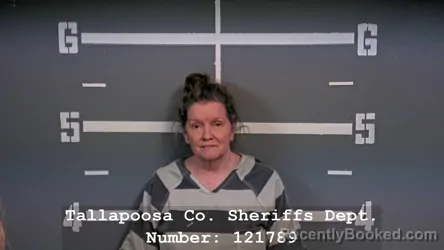 Booking photo from Tallapoosa County, Alabama